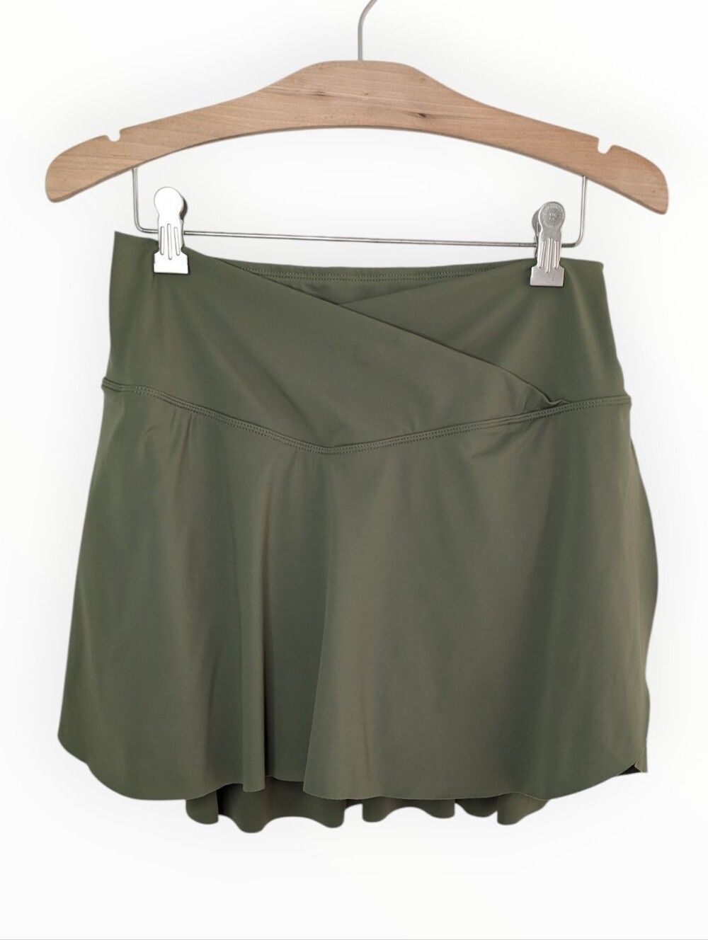 Halara Everyday SoftlyZero Airy Crossover Skort Green Large